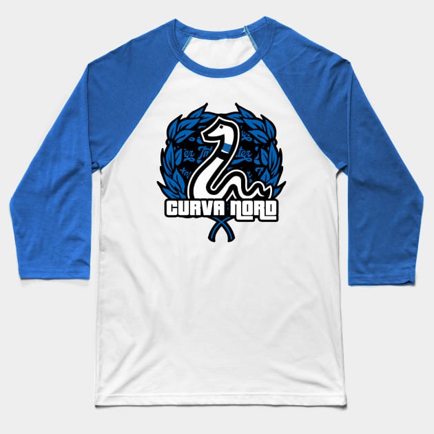 Curva nord inter Baseball T-Shirt by lounesartdessin